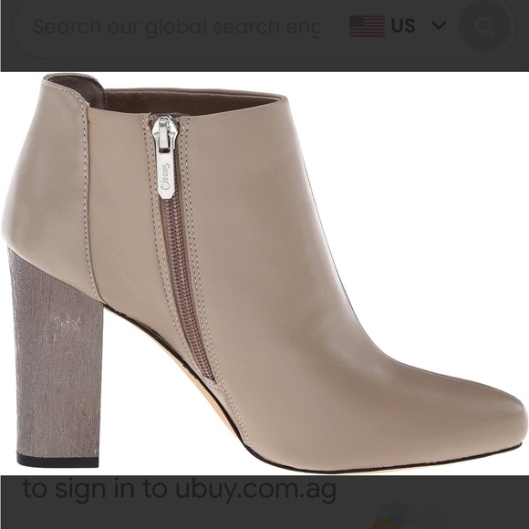 CIRCUS By Sam Edelman womens Bond Taupe gray Bootie block heel Sz 6 - Picture 3 of 14